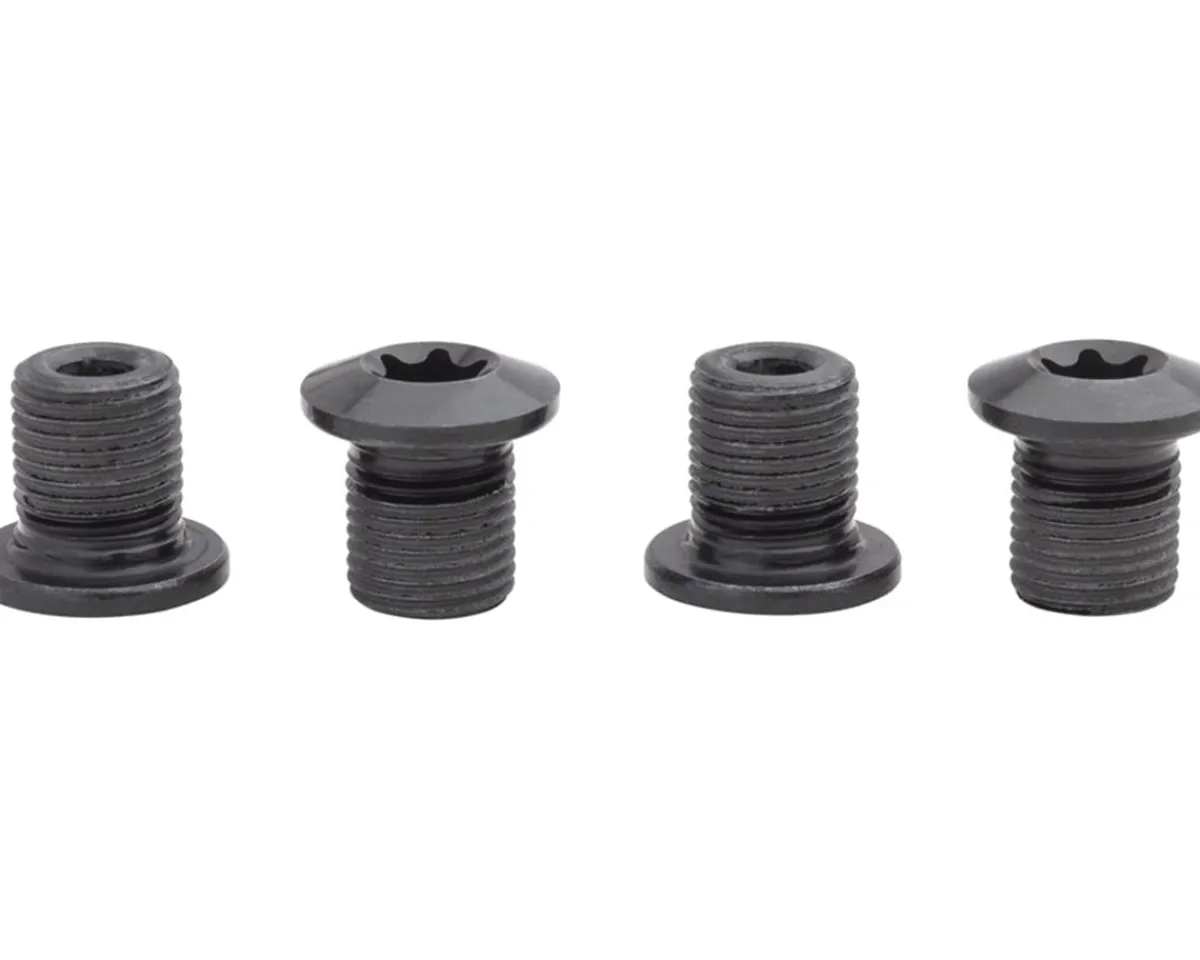 Shimano Chainrings & Accessories|Replacement Parts|GRX FC-RX810 Single Ring Chainring Bolt Set (Black) (4 Bolts)