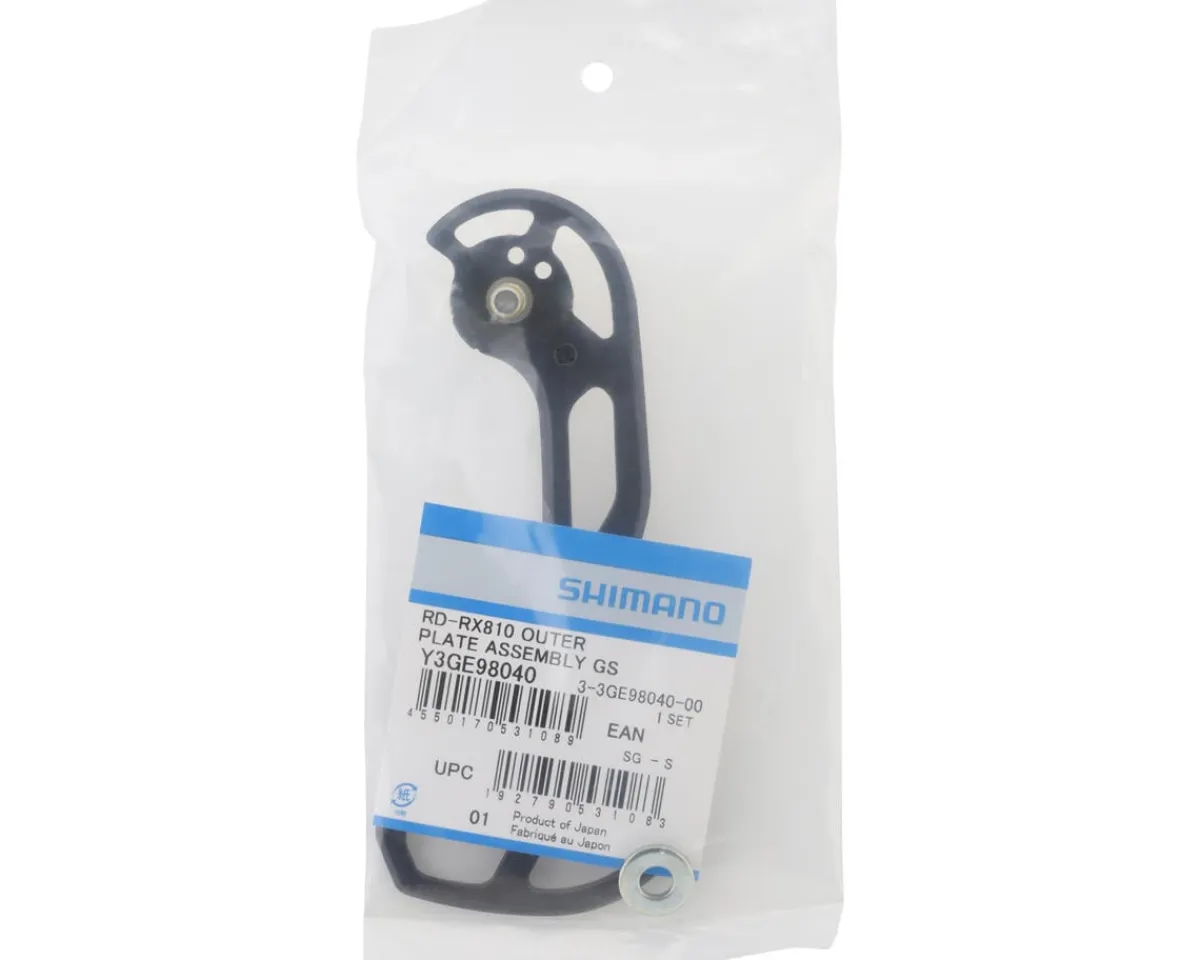 Shimano Replacement Parts|Derailleurs & Parts|GRX RD-RX810 Rear Derailleur Outer Plate Assembly (Black)