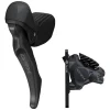 Shimano Brakes|Electronic Shifting|GRX ST-RX610 Brake/Shift Lever Kit (Black) (Flat Mount) (Left) (Brake Only) (BR-RX410 Caliper Included)