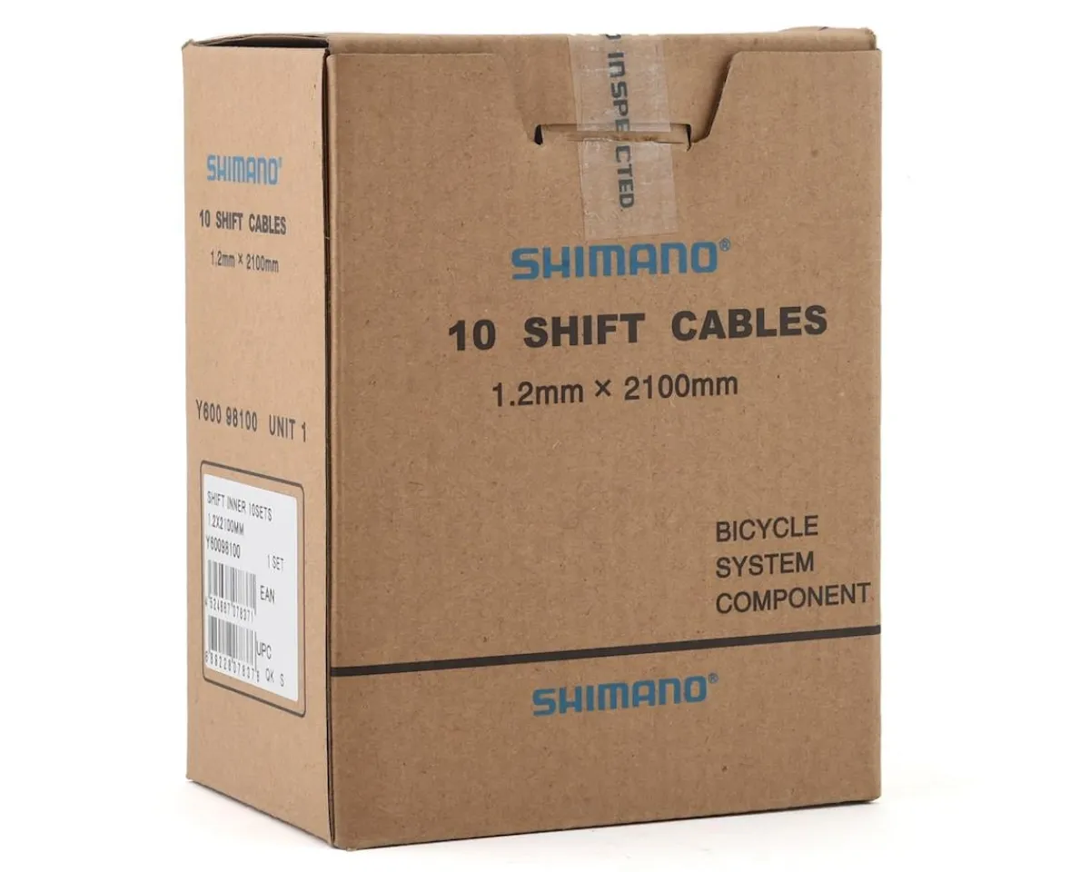 Shimano Cables & Housing|Holiday Shopping|Inner Shift/Derailleur Cable (For /SRAM) (Steel) (1.2mm) (2100mm) (10 Pack)