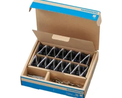 Shimano Brakes|Replacement Parts|J05A-RF Disc Brake Pad & Spring Bulk Pack (Resin Compound) (Finned Aluminum Back Plate) (Box/25 Pair)
