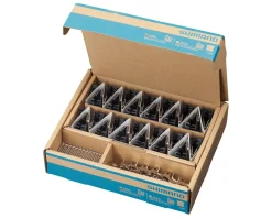 Shimano Brakes|J04C-MF Disc Brake Pads & Springs (Metal Compound) (Finned Alloy & Stainless Steel Back Plate) (Box/25 Pairs)
