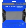 Shimano Cables & Housing|Holiday Shopping|MTB Derailleur Cable & Housing Set (Black) (Stainless) (1.2mm) (1800/2100mm)