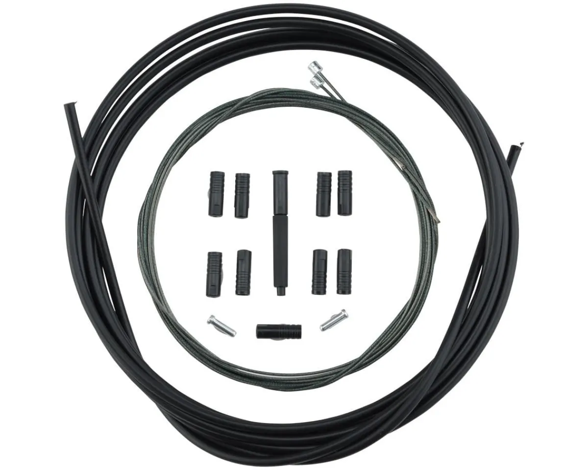 Shimano Cables & Housing|Holiday Shopping|MTB Optislick Derailleur Cable & Housing Set (Black) (1.2mm) (1800/2100mm)