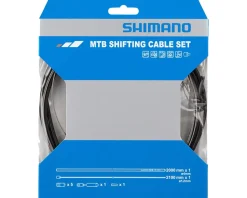 Shimano Cables & Housing|Holiday Shopping|MTB SP41 Stainless Derailleur Cable Set (Black) (1.2mm) (2100mm)