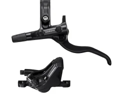 Shimano Brakes|Holiday Shopping|MT420 4-Piston Hydraulic Disc Brake Set (Black) (Metal Pad) (Post Mount) (Left) (Caliper Included)