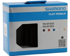Shimano Pedals & Cleats|PD-EF205 Urban Flat Pedals (Black)