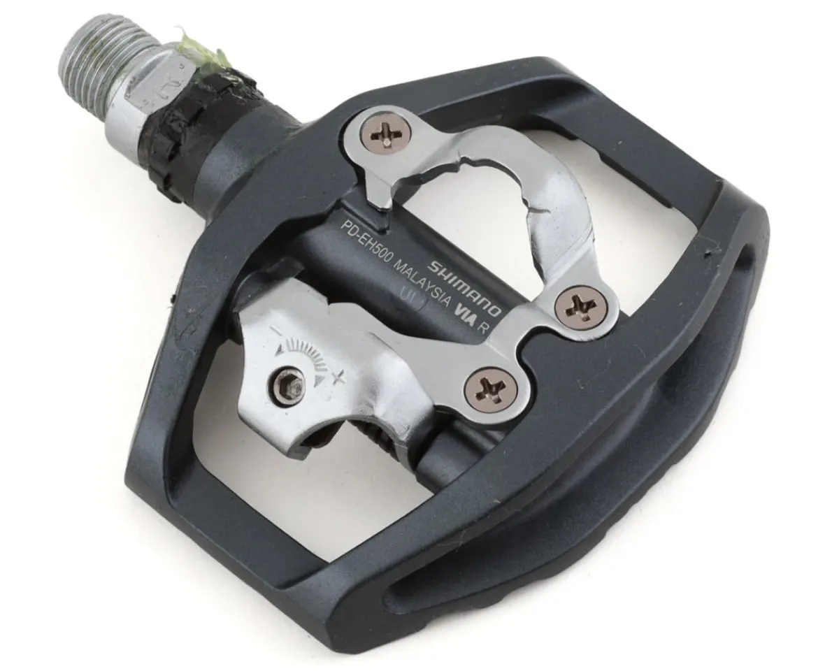 Shimano Pedals & Cleats|Holiday Shopping|PD-EH500 SPD/Platform Pedals (Black) (Dual-Purpose)