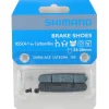 Shimano Brakes|Holiday Shopping|R55C4-1 Carbon Rim Brake Pad Inserts (Black) (1 Pair) (For /SRAM) (For Wide Rims) (24 - 28mm)