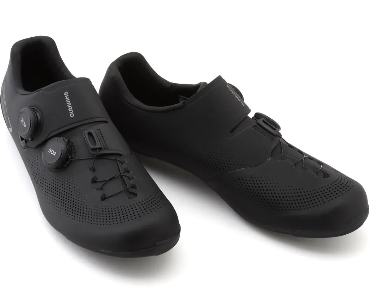 Shimano Holiday Shopping|Shoes, Socks, & Footwear|RC7 Road Bike Shoes (Black) (45) (Wide) (SH-RC703E)
