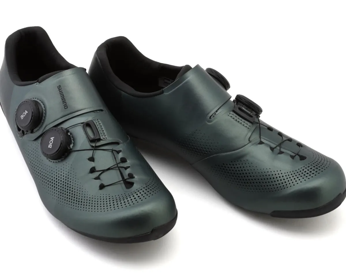 Shimano Shoes|Shoes, Socks, & Footwear|RC7 Road Bike Shoes (Sage Green) (43) (SH-RC703)