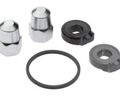 Shimano Wheels & Parts|Rear Hub Nuts, Cog Snap Ring, & Non-Turn Washers (Alfine and Nexus) (For 38° Horizontal Dropouts)