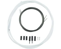 Shimano Cables & Housing|Road Optislick Derailleur Cable & Housing Set (White) (1.2mm) (1800/2100mm)