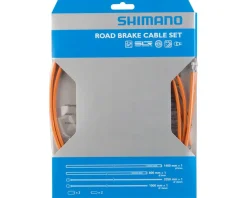 Shimano Brakes|Cables & Housing|Road PTFE Brake Cable & Housing Set (Orange) (1.6mm) (1000/2050mm)
