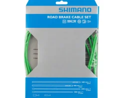 Shimano Brakes|Cables & Housing|Road PTFE Brake Cable & Housing Set (Green) (1.6mm) (1000/2050mm)