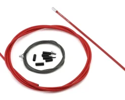 Shimano Replacement Parts|Cables & Housing|105 R7000 Road Optislick Derailleur Cable & Housing Set (Red) (1.2mm) (1800/2100mm)