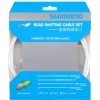 Shimano Replacement Parts|Cables & Housing|105 R7000 Road Optislick Derailleur Cable & Housing Set (White) (1.2mm) (1800/2100mm)