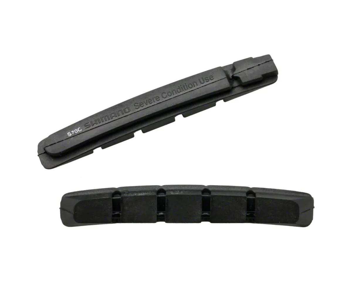 Shimano Brakes|Holiday Shopping|S70C V-Brake Pad Inserts (Black) (1 Pair)