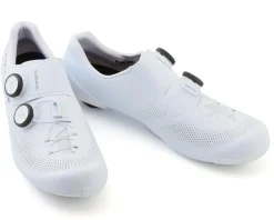 Shimano Clothing Sale|Holiday Shopping|SH-RC903E S-PHYRE Road Bike Shoes (White) (Wide Version) (40) (Wide)
