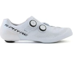 Shimano Clothing Sale|Holiday Shopping|SH-RC903E S-PHYRE Road Bike Shoes (White) (Wide Version) (40) (Wide)