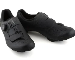 Shimano Shoes|Holiday Shopping|SH-RX801E Gravel Shoes (Black) (41) (Wide) (Wide Version)
