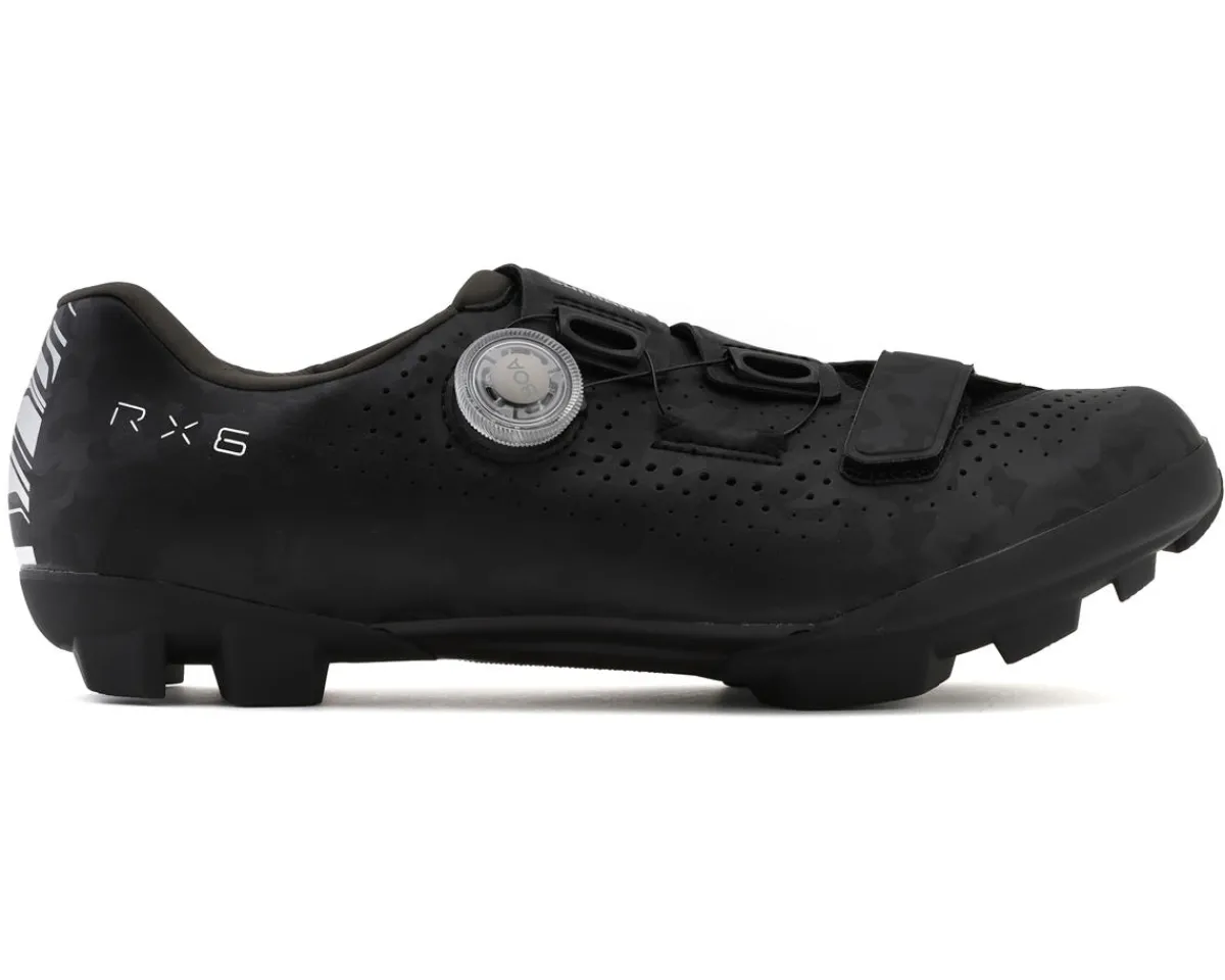 Shimano Shoes|Holiday Shopping|SH-RX600 RX6 Gravel Shoes (Black) (42) (Standard)