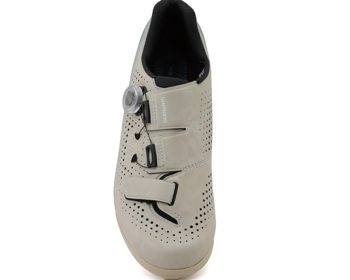 Shimano Shoes|Shoes, Socks, & Footwear|SH-RX600 RX6 Gravel Shoes (Beige/Blue) (43)