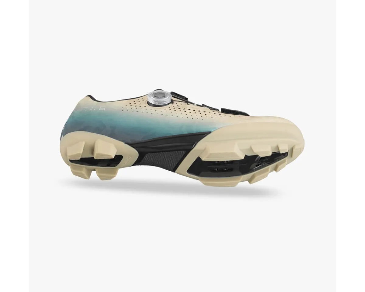 Shimano Shoes|Shoes, Socks, & Footwear|SH-RX600 RX6 Gravel Shoes (Beige/Blue) (43)