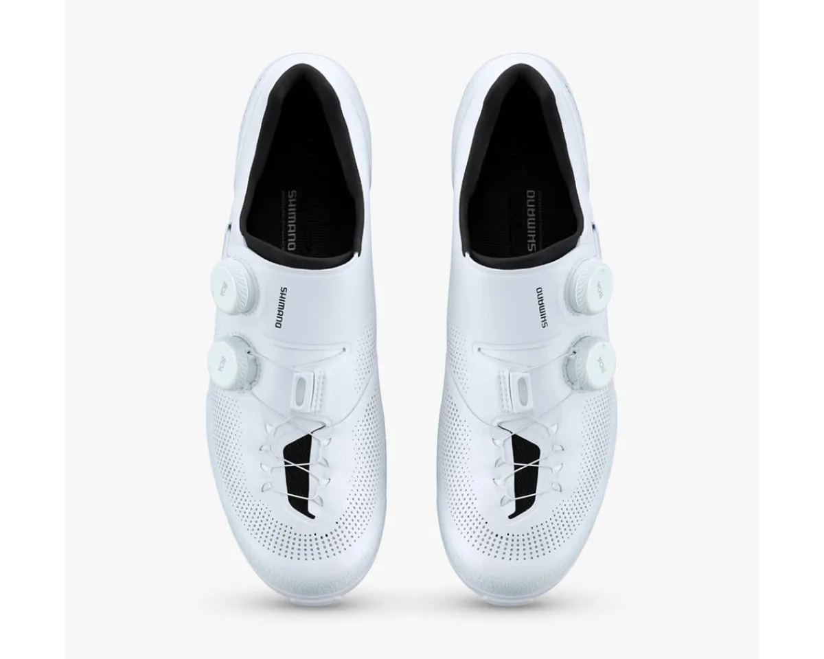 Shimano Shoes|Holiday Shopping|SH-RX910 S-PHYRE Gravel Bike Shoes (White) (40) (Standard) (w/ Cleat Pontoon)