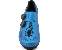 Shimano Shoes|Shoes, Socks, & Footwear|SH-RX910 S-PHYRE Gravel Bike Shoes (Blue) (42) (Standard) (w/ Cleat Pontoon)
