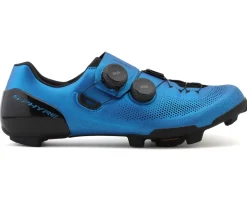 Shimano Shoes|Shoes, Socks, & Footwear|SH-RX910 S-PHYRE Gravel Bike Shoes (Blue) (42) (Standard) (w/ Cleat Pontoon)
