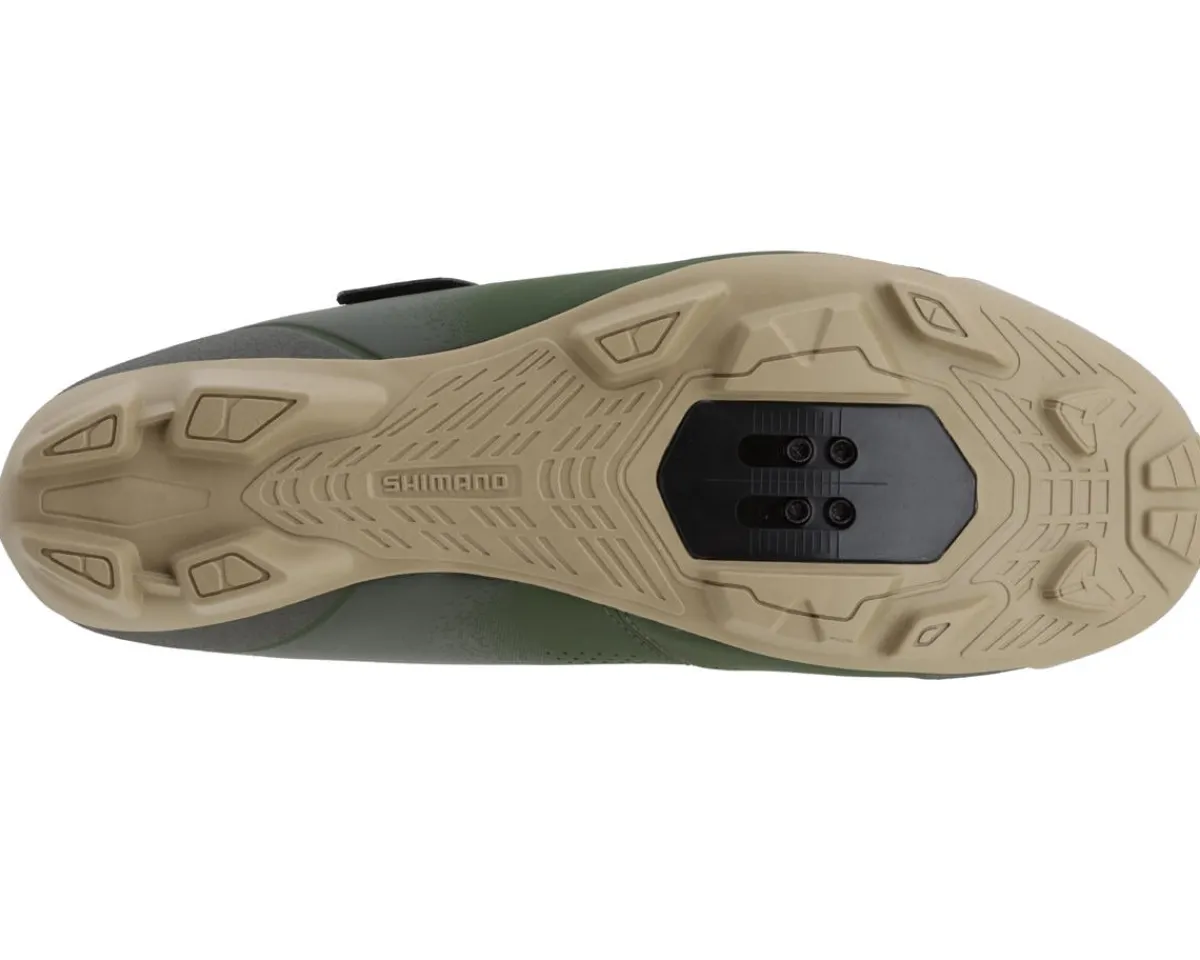 Shimano Shoes, Socks, & Footwear|SH-XC102 Mountain Bike Shoes (Olive) (44)