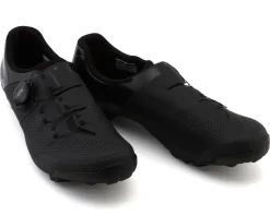 Shimano Shoes|Shoes, Socks, & Footwear|SH-XC302 Mountain Bike Shoes (Black) (42) (Standard)