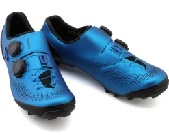 Shimano Shoes|Shoes, Socks, & Footwear|SH-XC903 S-PHYRE Mountain Bike Shoes (Blue) (Wide Version) (40)