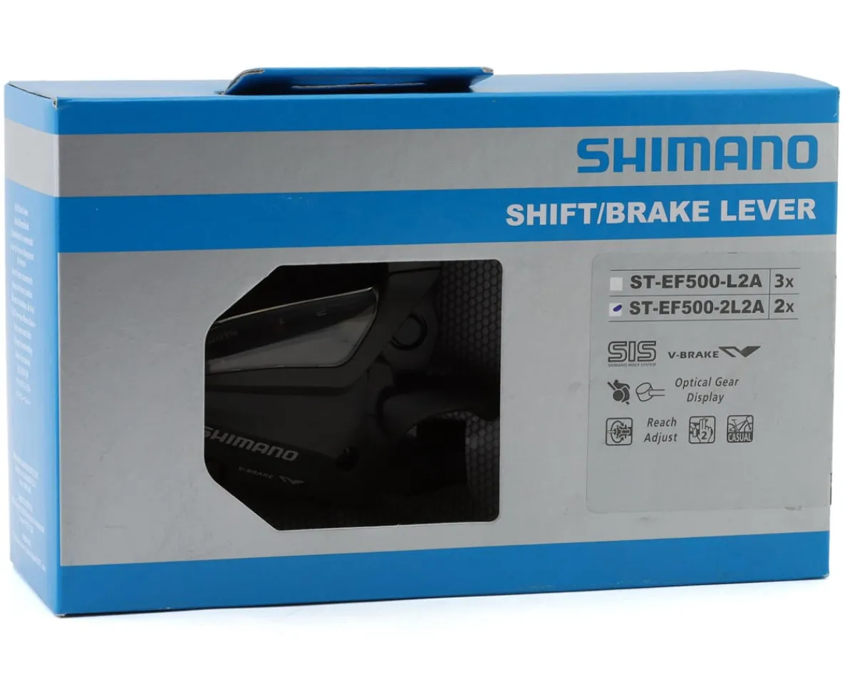 Shimano Brakes|Shifters|ST-EF500 Brake/Shift Levers (Black) (Left) (2 Finger) (2x)
