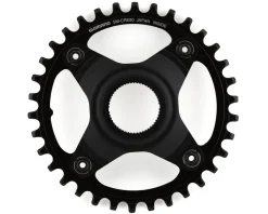 Shimano Chainrings & Accessories|E-Bike Parts|Steps E-MTB Direct Mount Chainring (Black) (1 x 10/11 Speed) (Single) (55mm Chainline) (34T)
