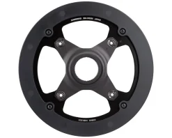 Shimano Chainrings & Accessories|E-Bike Parts|Steps E-MTB Direct Mount Chainring (Black) (1 x 10/11 Speed) (Single) (50mm Chainline) (44T) (w/ Double Chainguide)