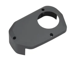 Shimano E-Bike Parts|STEPS E6000 Series Drive Unit Cover (Grey/Black) (SM-DUE60) (w/ Mounting Screws)