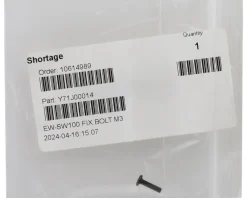 Shimano E-Bike Parts|STEPS EW-SW100 Fixing Bolt (Black) (Single) (M3)
