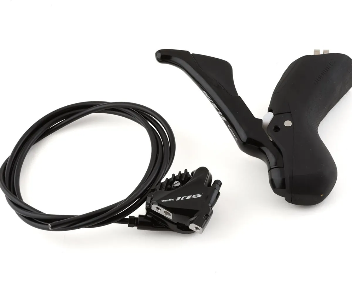Shimano Brakes|Shifters|105 ST-R7020/BR-R7070 Hydraulic Disc Brake/Shift Lever Kit (Black) (Right) (Flat Mount) (11 Speed) (Caliper Included)