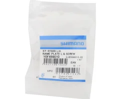 Shimano Replacement Parts|Shifters|105 ST-R7020 Hydraulic Brake/Shifter Left Hand Name Plate (w/ Fixing Screw)