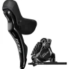 Shimano Brakes|Shifters|105 ST-R7120 Hydraulic Disc Brake/Shift Lever Kit (Black) (Left) (Flat Mount) (2x) (Caliper Included) (Mechanical Shift)