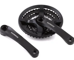 Shimano Cranksets & Parts|Holiday Shopping|Tourney 501 Crankset (Black) (6-8 Speed) (170mm) (42/34/24T) (Square Taper JIS)