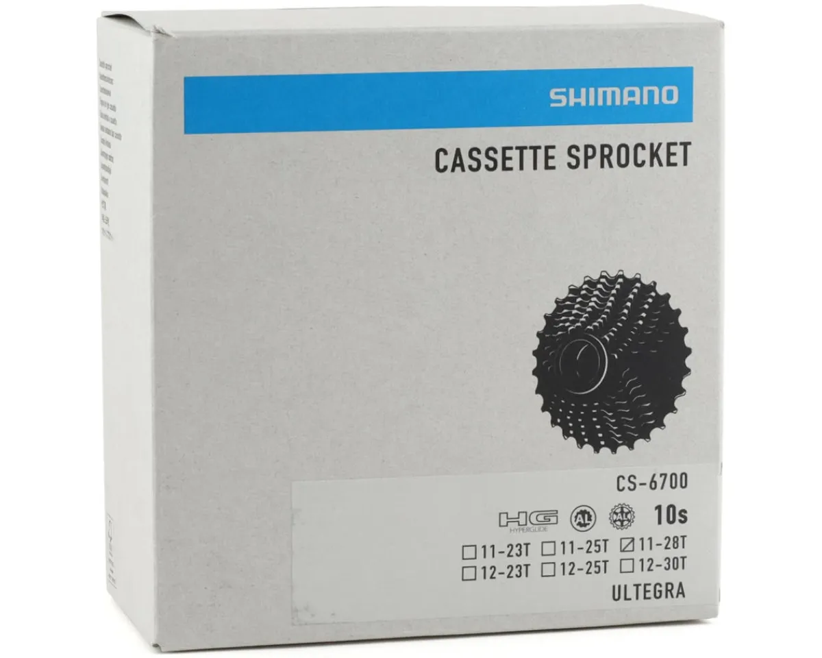 Shimano Holiday Shopping|Cassettes|Ultegra CS-6700 Cassette (Silver) (10 Speed) ( HG) (11-28T)