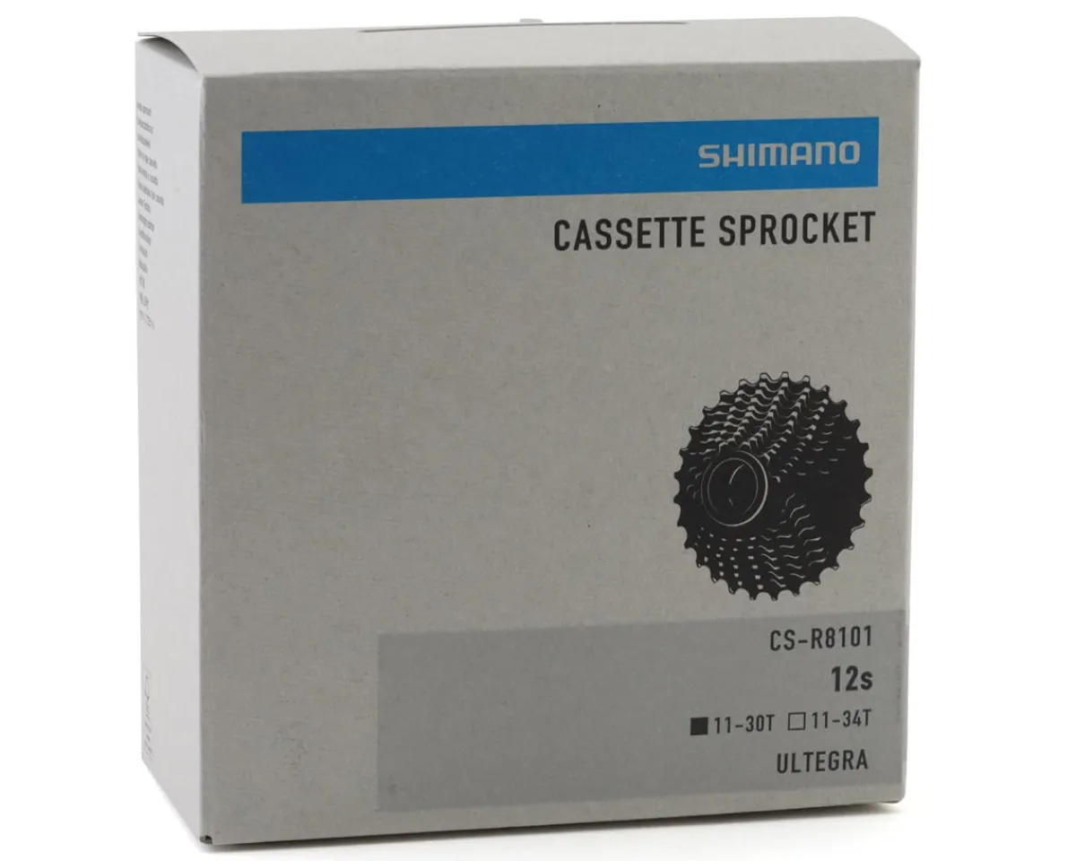 Shimano Electronic Shifting|Holiday Shopping|Ultegra CS-R8101 Cassette (Silver) (12 Speed) ( HG) (11-30T)