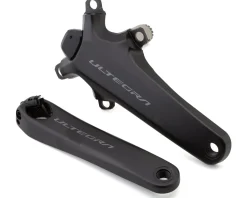 Shimano Bike Computers|Power Meters|Ultegra FC-R8100-P Power Meter Crankset (165mm) (No Chainrings) (Black) (2 x 12 Speed) (Hollowtech II)