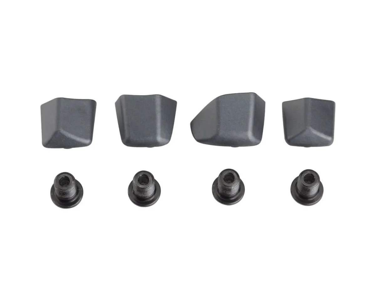 Shimano Chainrings & Accessories|Replacement Parts|Ultegra R8000 Chainring Cap & Bolt Set Chainring Set (Black) (For 46/36T)