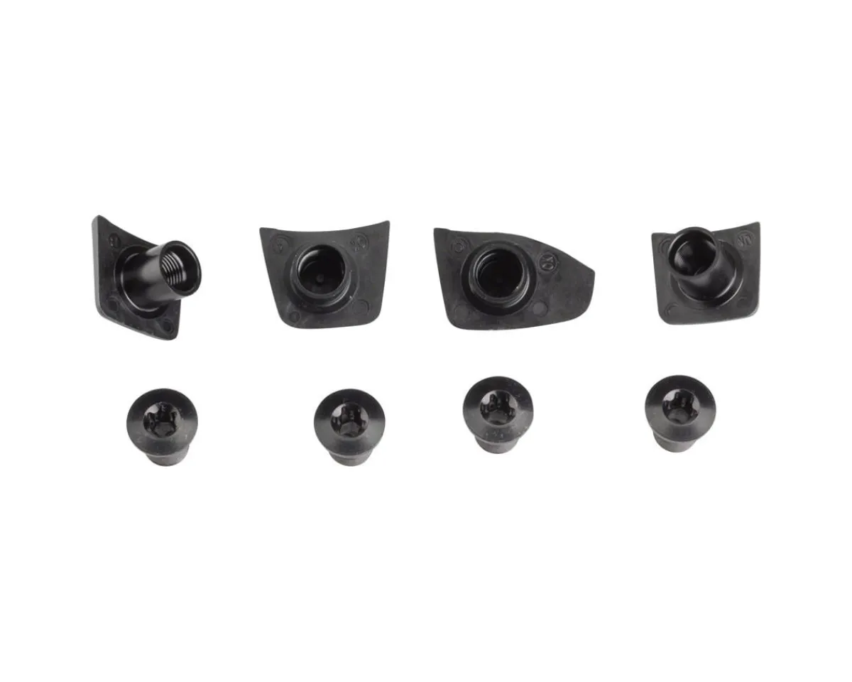 Shimano Chainrings & Accessories|Replacement Parts|Ultegra R8000 Chainring Cap & Bolt Set Chainring Set (Black) (For 46/36T)