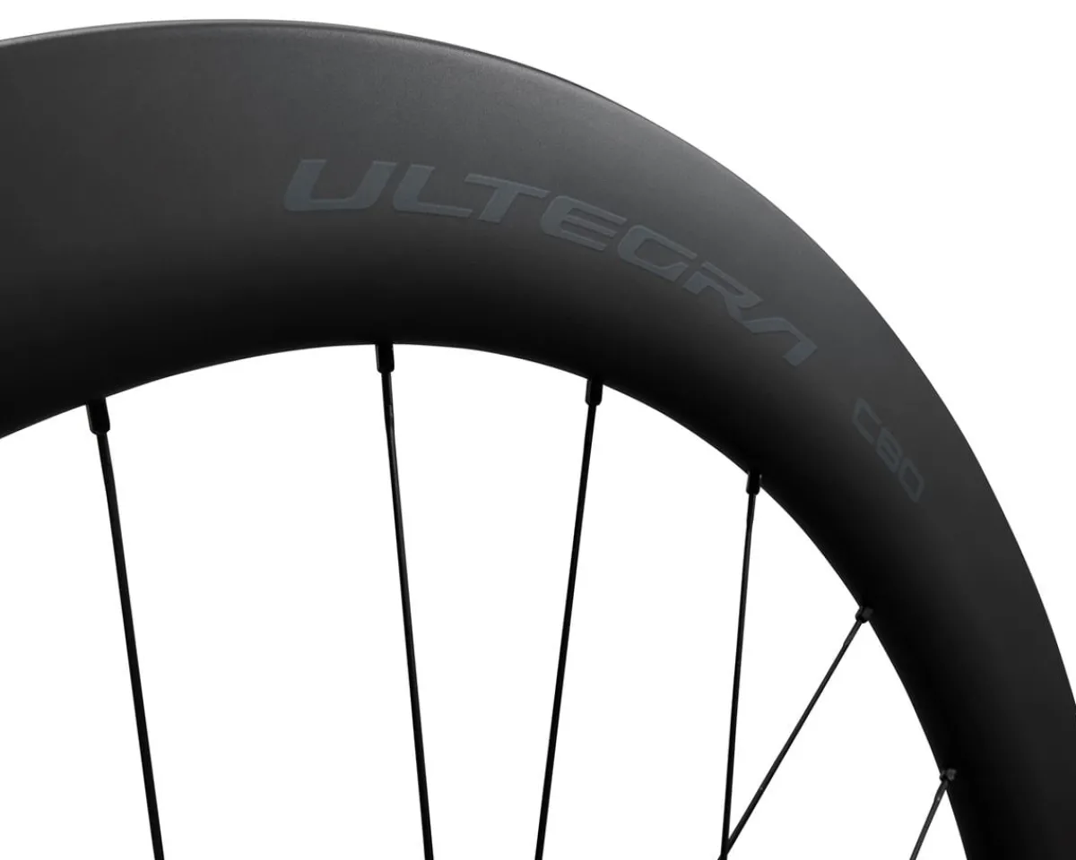 Shimano Wheels & Parts|Ultegra WH-R8170-C60-TL Wheels (Black) ( HG 11/12) (Wheelset) (700c) (Centerlock) (Tubeless)