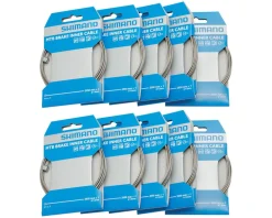 Shimano Cables & Housing|Universal Brake Cable (Double-Ended) (Road & Mountain) (1.6mm) (2050mm) (10 Pack)